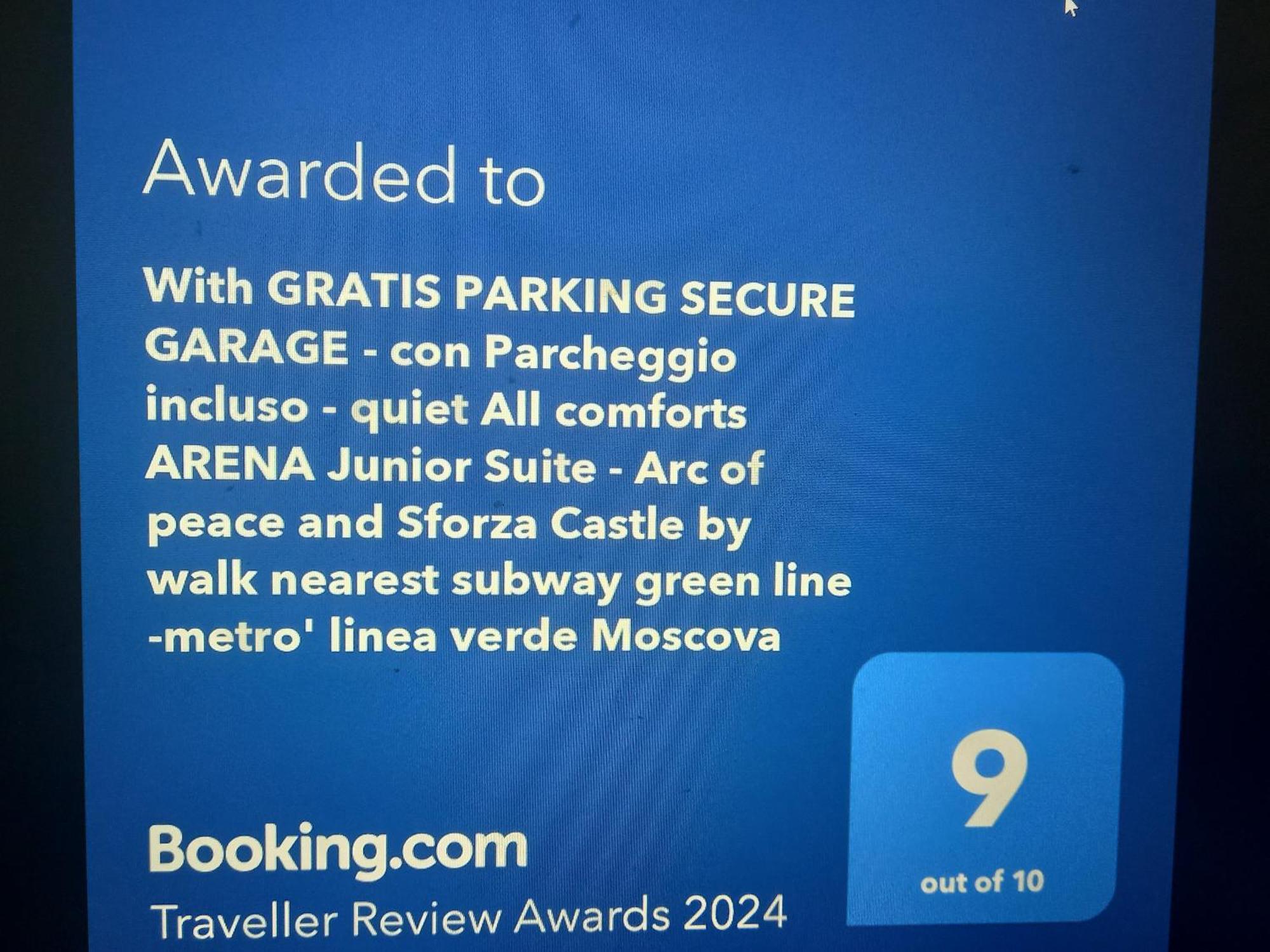 Arena Suite All Comforts - With Free Parking Garage Per Qualified Rate - Con Parcheggio Incluso Per Le Tariffe Qualificanti - Metro Verde Greenline Moscova Milano Dış mekan fotoğraf